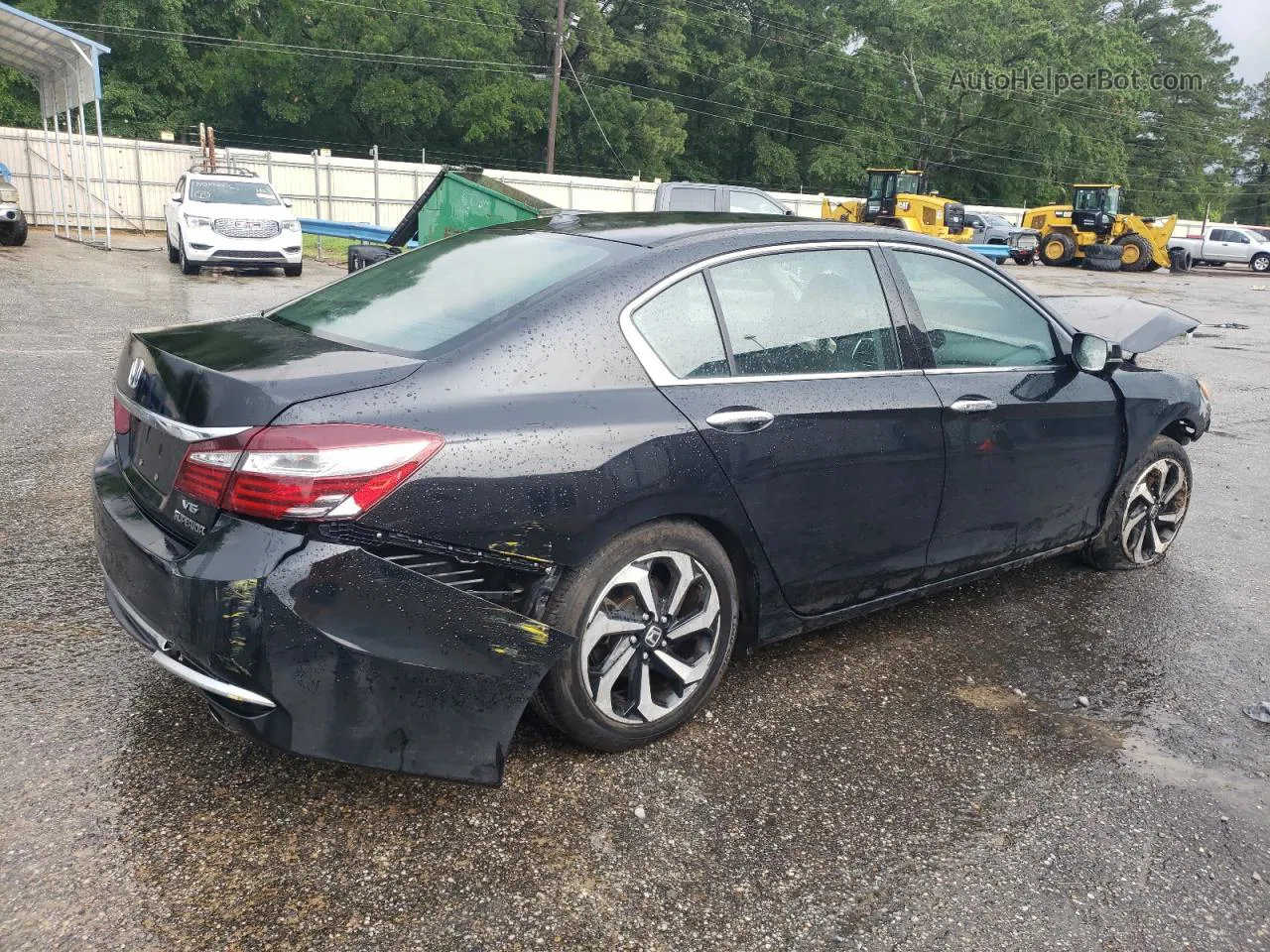 2017 Honda Accord Exl Черный vin: 1HGCR3F8XHA000824