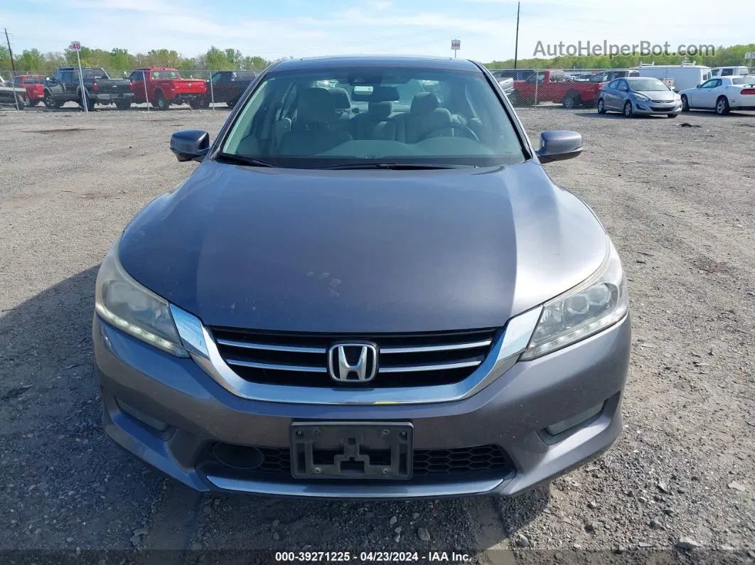 2014 Honda Accord Touring Gray vin: 1HGCR3F90EA033979