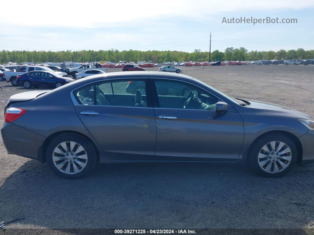 2014 Honda Accord Touring Gray vin: 1HGCR3F90EA033979