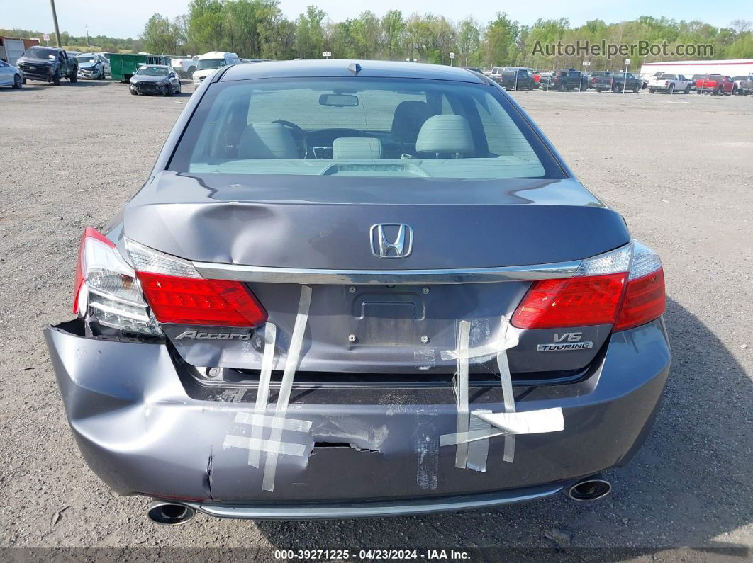 2014 Honda Accord Touring Gray vin: 1HGCR3F90EA033979