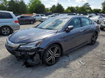 2016 Honda Accord Touring Gray vin: 1HGCR3F91GA006857