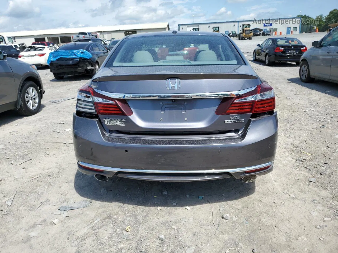 2016 Honda Accord Touring Gray vin: 1HGCR3F91GA006857