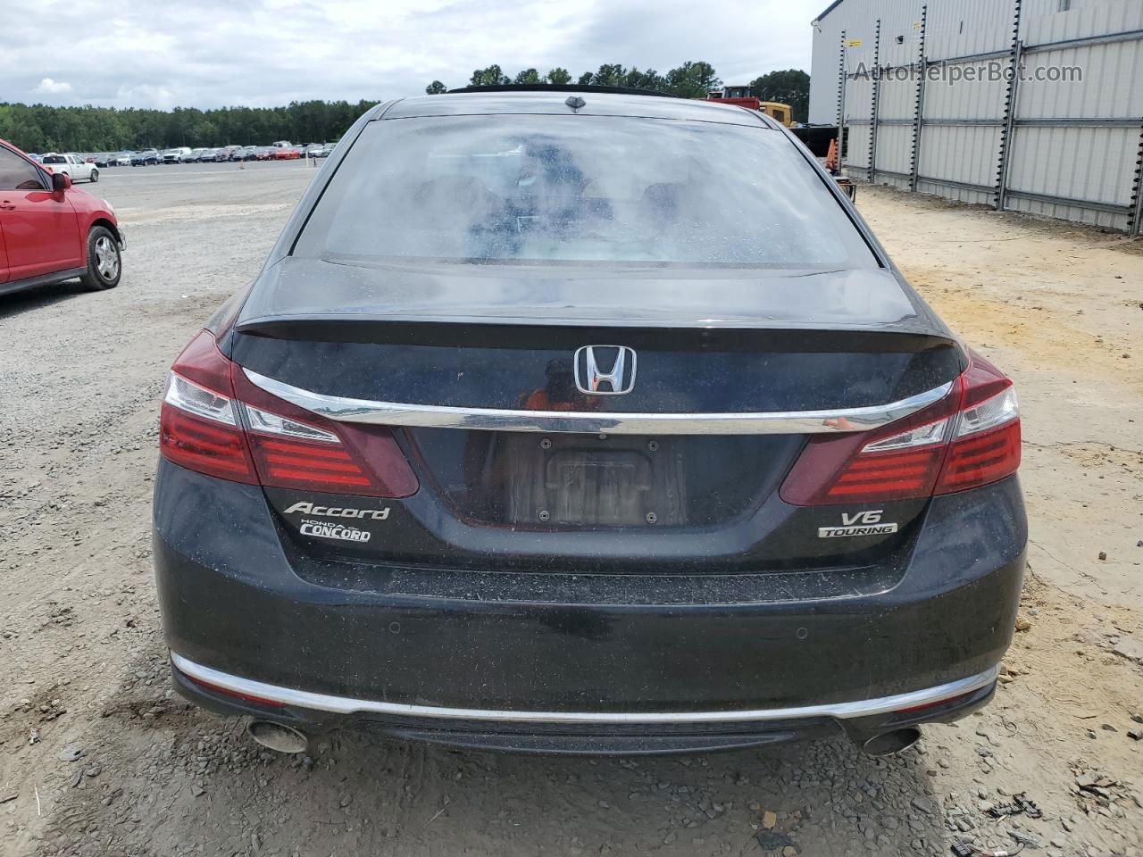 2017 Honda Accord Touring Черный vin: 1HGCR3F91HA032053