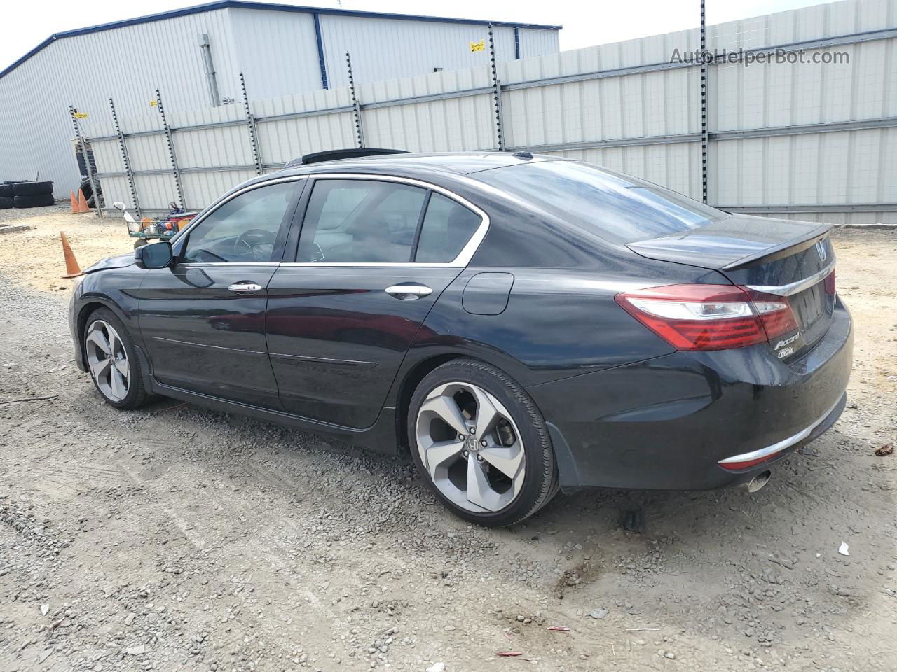 2017 Honda Accord Touring Black vin: 1HGCR3F91HA032053