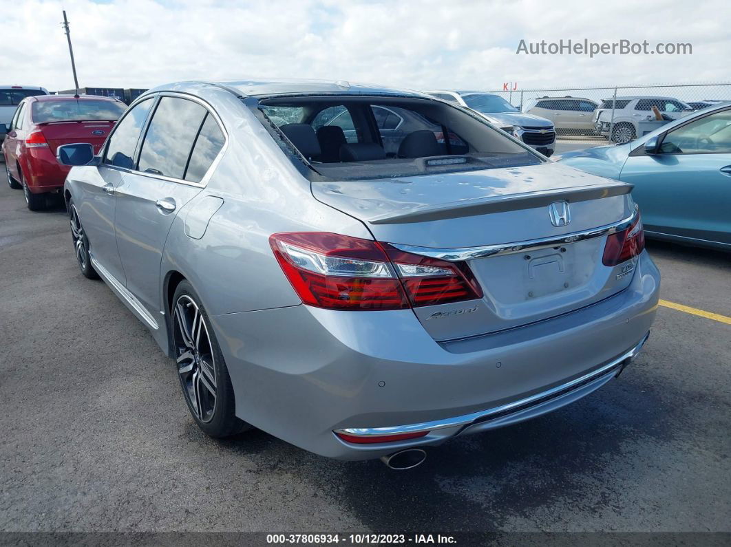 2017 Honda Accord Sedan Touring Silver vin: 1HGCR3F92HA041005