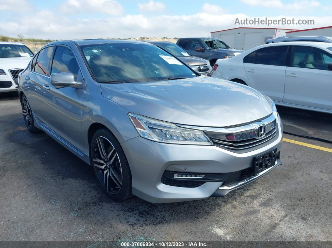 2017 Honda Accord Sedan Touring Silver vin: 1HGCR3F92HA041005