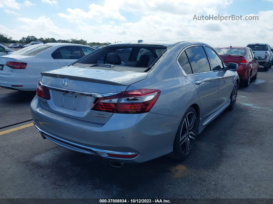 2017 Honda Accord Sedan Touring Silver vin: 1HGCR3F92HA041005