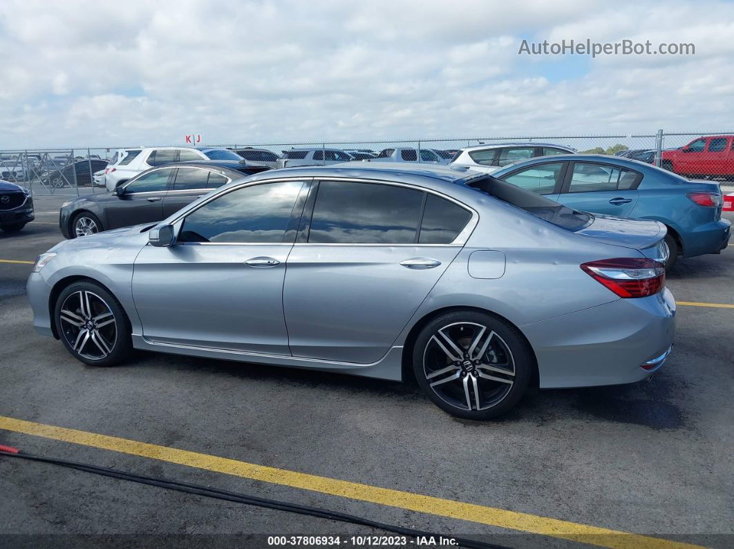 2017 Honda Accord Sedan Touring Silver vin: 1HGCR3F92HA041005