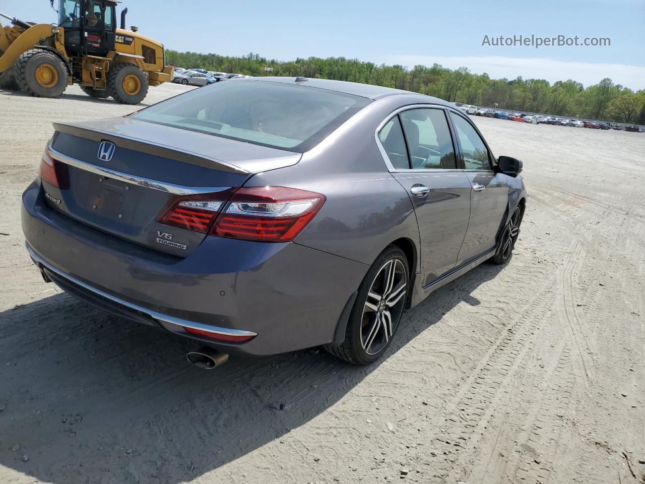 2016 Honda Accord Touring Gray vin: 1HGCR3F93GA029475