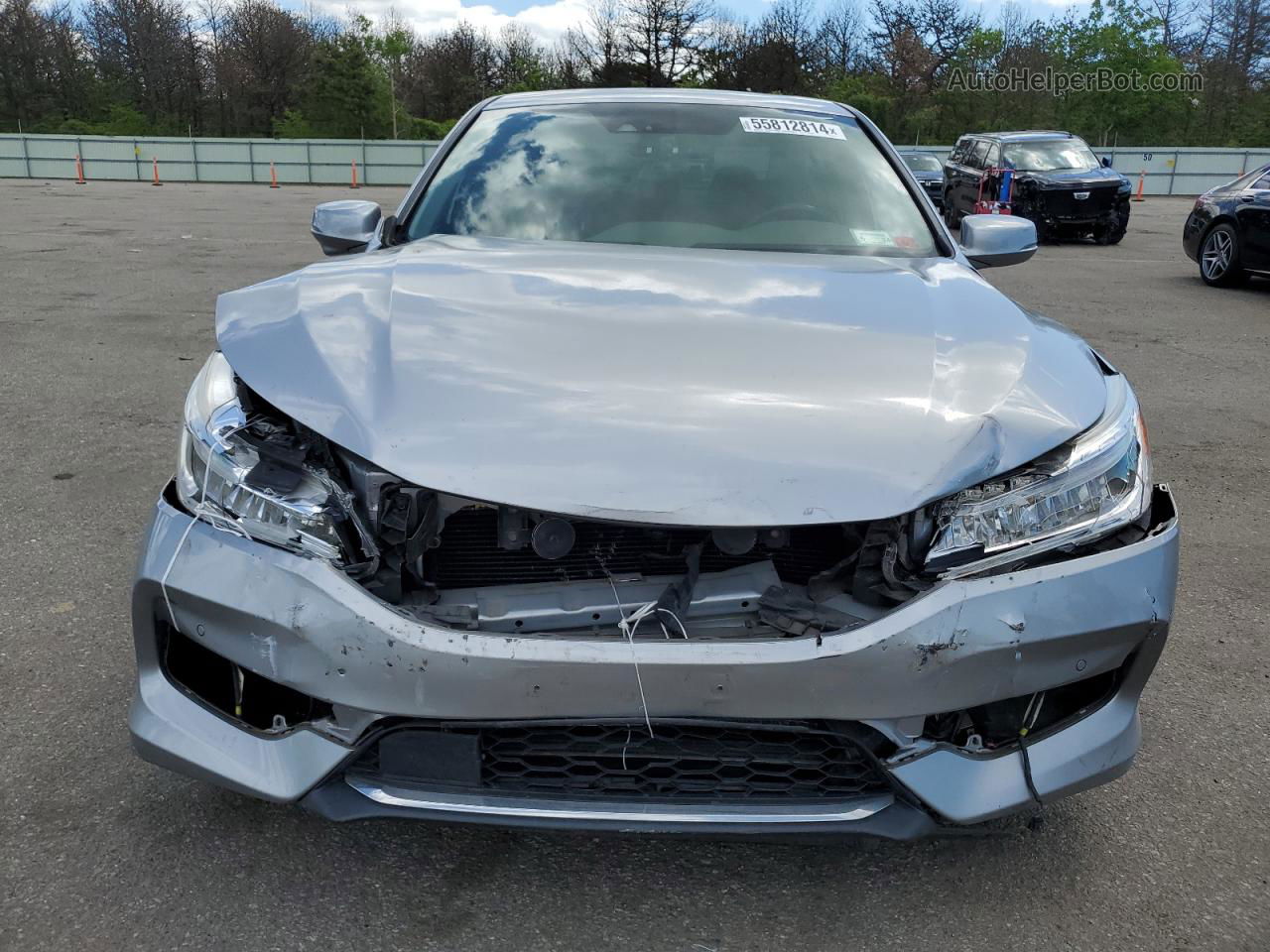 2017 Honda Accord Touring Silver vin: 1HGCR3F93HA027162