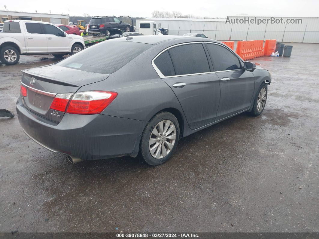 2014 Honda Accord Touring Gray vin: 1HGCR3F94EA010754