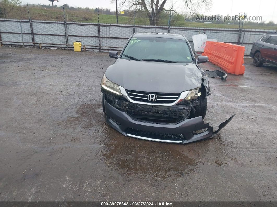 2014 Honda Accord Touring Gray vin: 1HGCR3F94EA010754