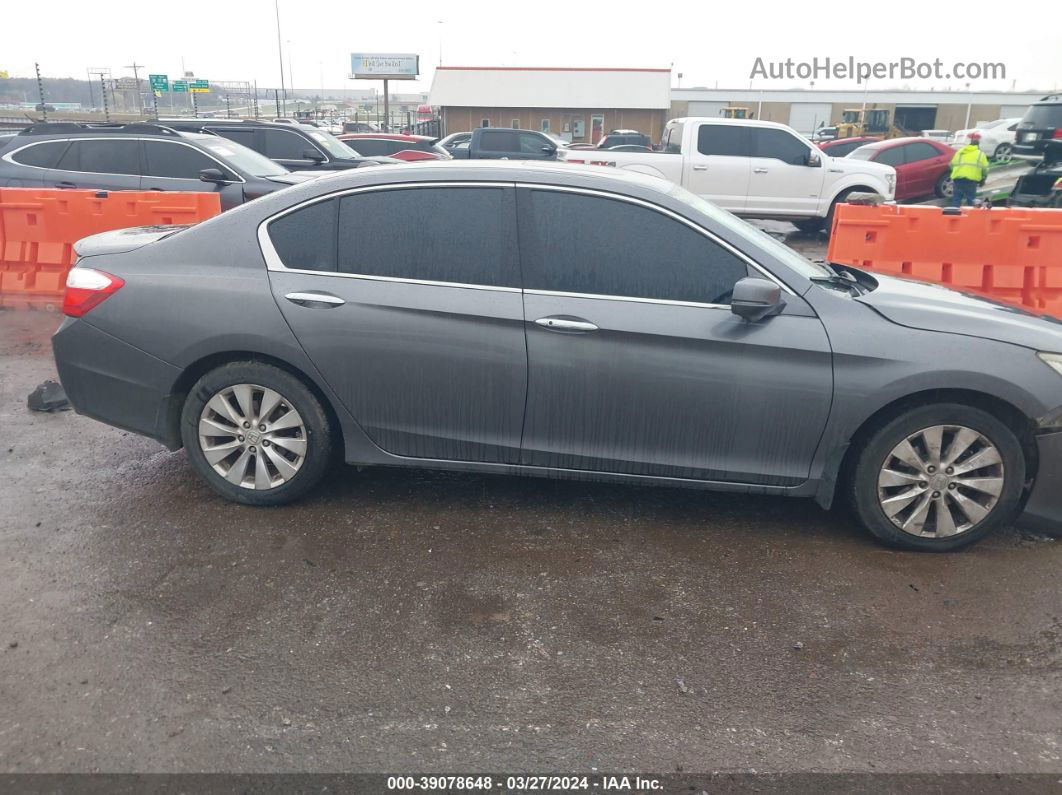 2014 Honda Accord Touring Gray vin: 1HGCR3F94EA010754