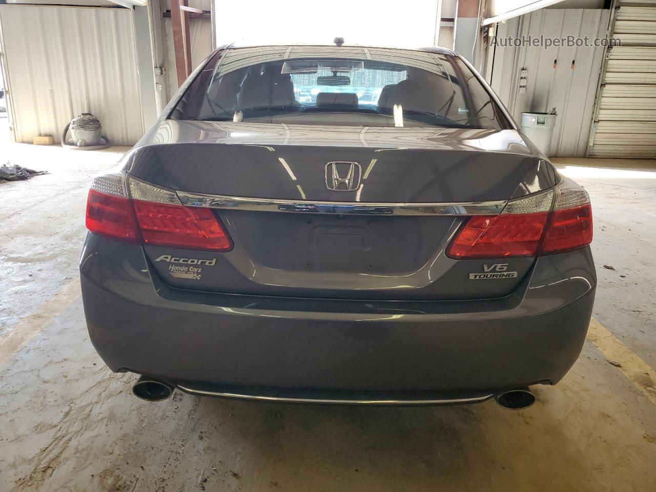 2014 Honda Accord Touring Gray vin: 1HGCR3F94EA028705