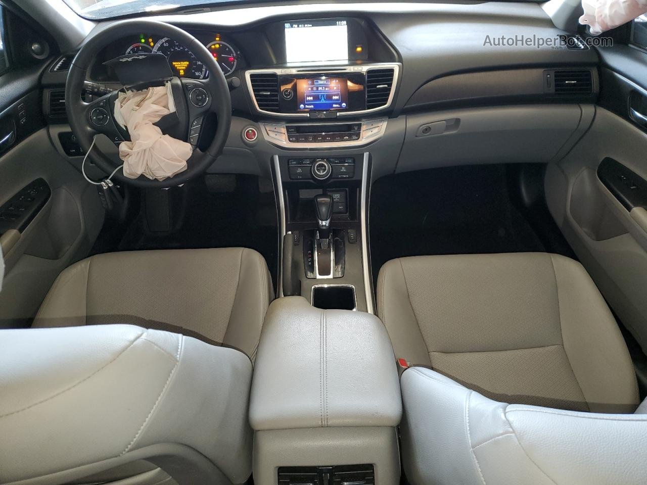 2014 Honda Accord Touring Gray vin: 1HGCR3F94EA028705