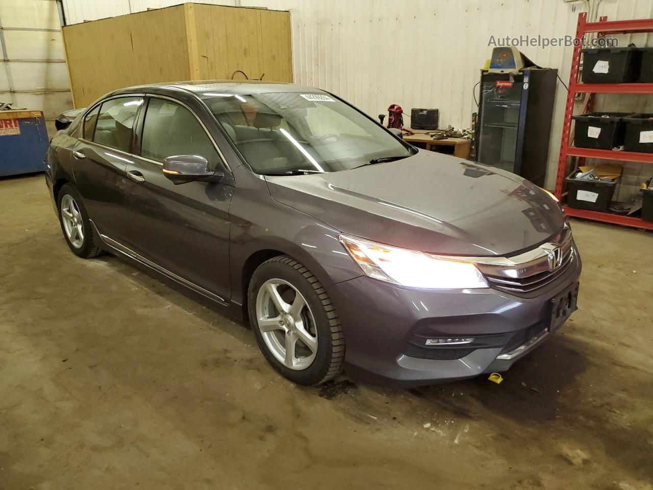 2017 Honda Accord Touring Charcoal vin: 1HGCR3F94HA002593