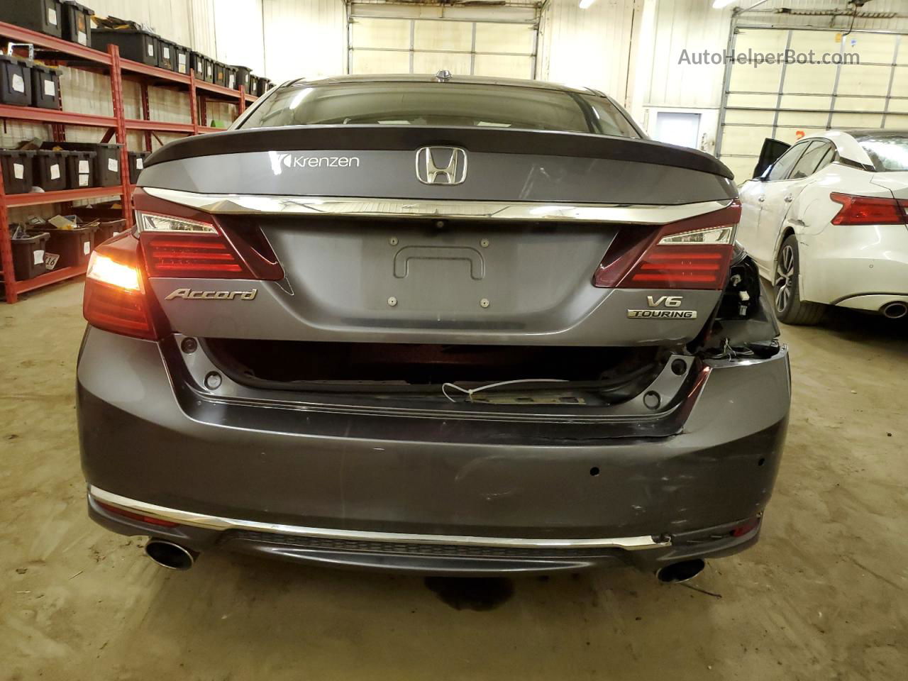 2017 Honda Accord Touring Charcoal vin: 1HGCR3F94HA002593