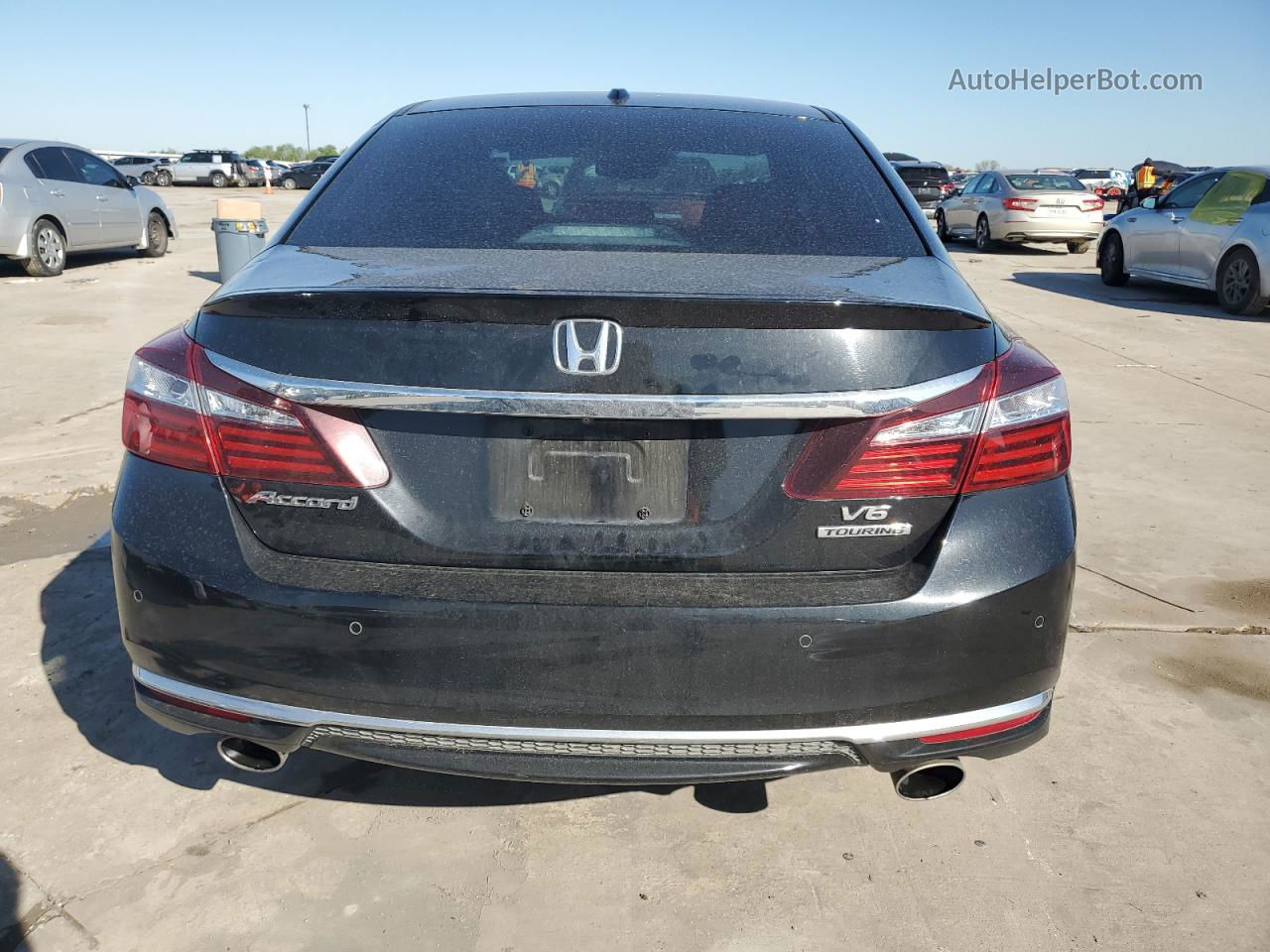 2017 Honda Accord Touring Black vin: 1HGCR3F95HA034534