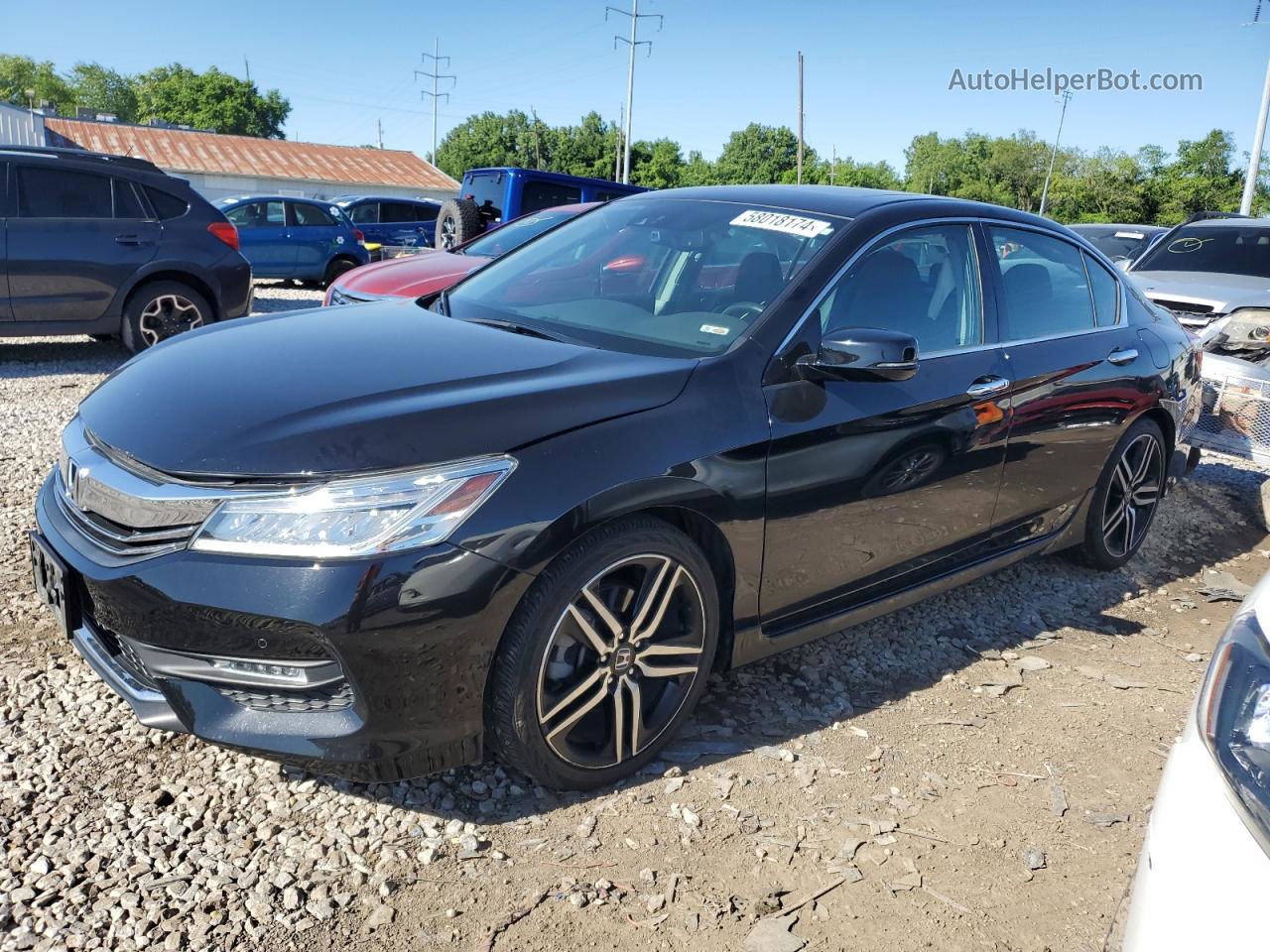 2017 Honda Accord Touring Черный vin: 1HGCR3F95HA041029