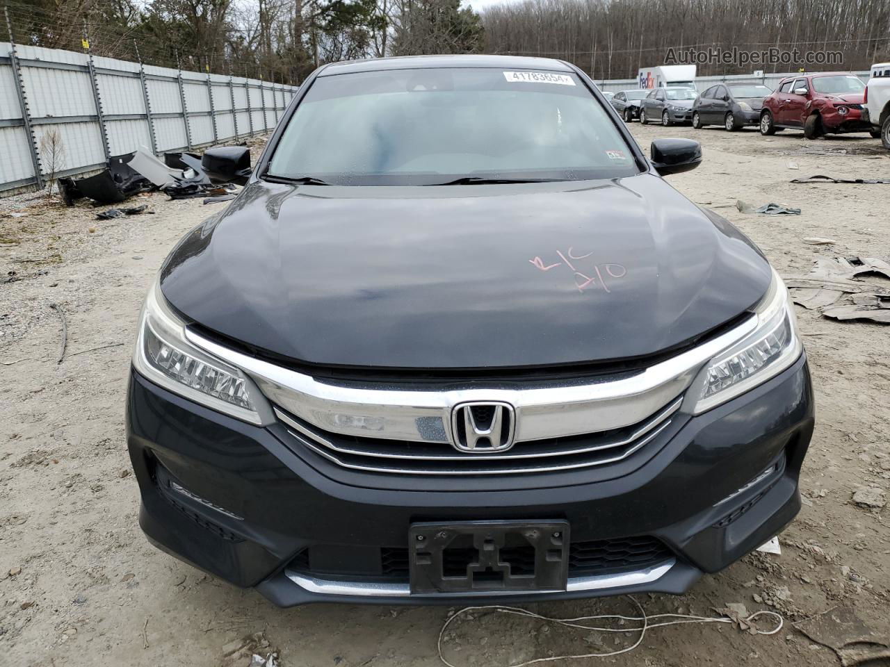 2017 Honda Accord Touring Black vin: 1HGCR3F96HA022621