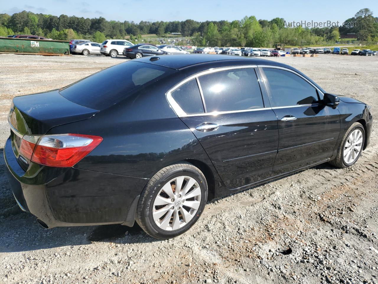 2014 Honda Accord Touring Black vin: 1HGCR3F97EA003636