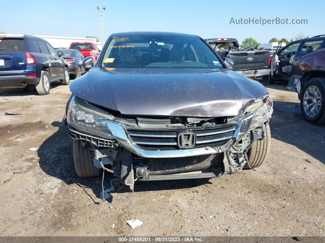 2015 Honda Accord Sedan Touring Gray vin: 1HGCR3F97FA018168