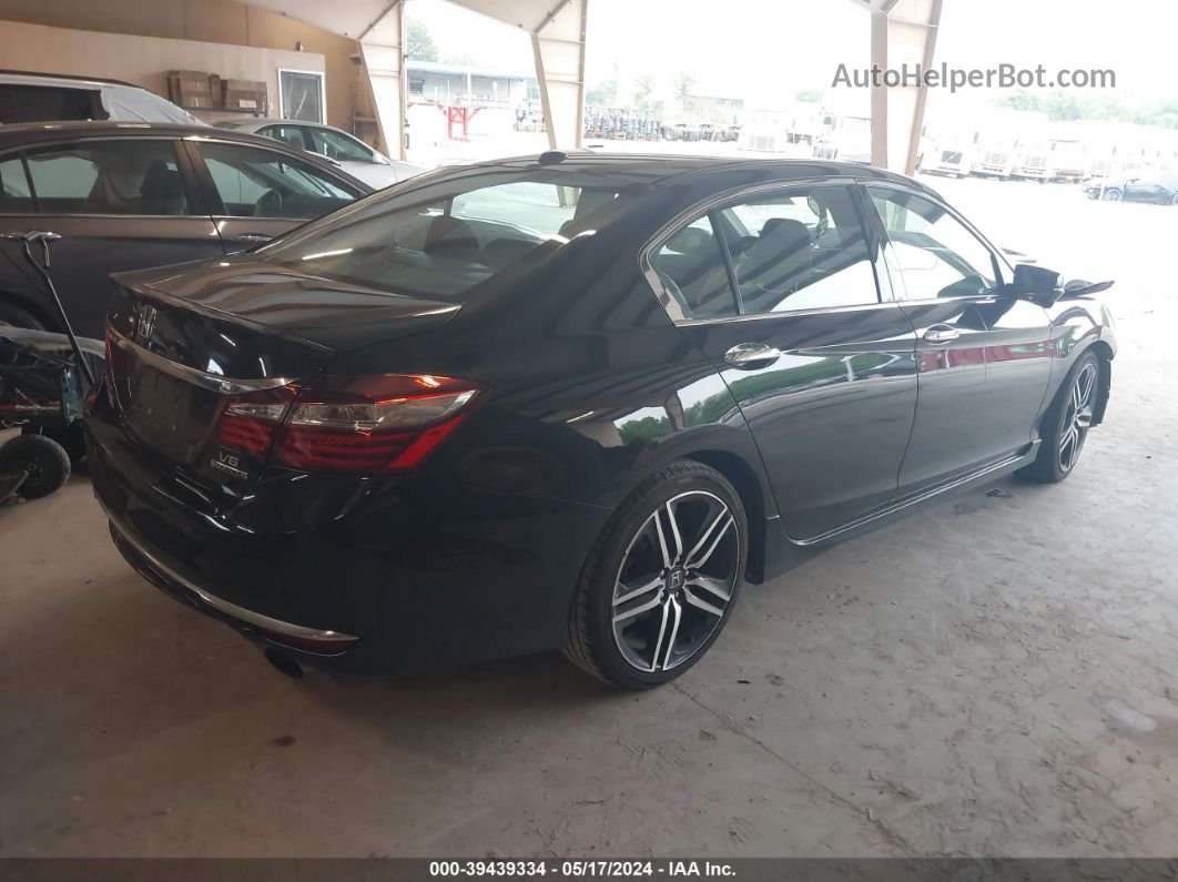 2016 Honda Accord Touring Black vin: 1HGCR3F97GA011853