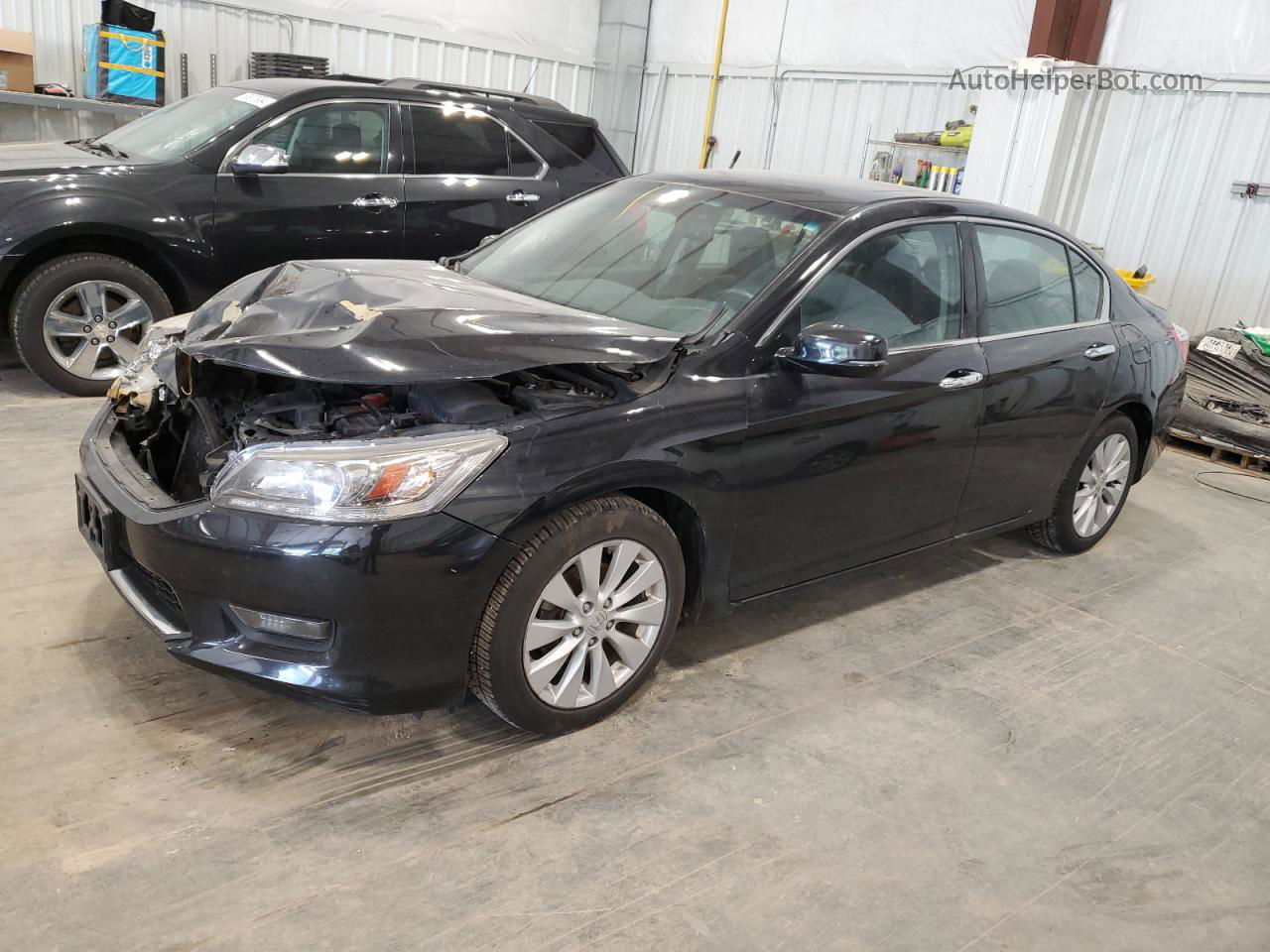 2015 Honda Accord Touring Черный vin: 1HGCR3F98FA023475