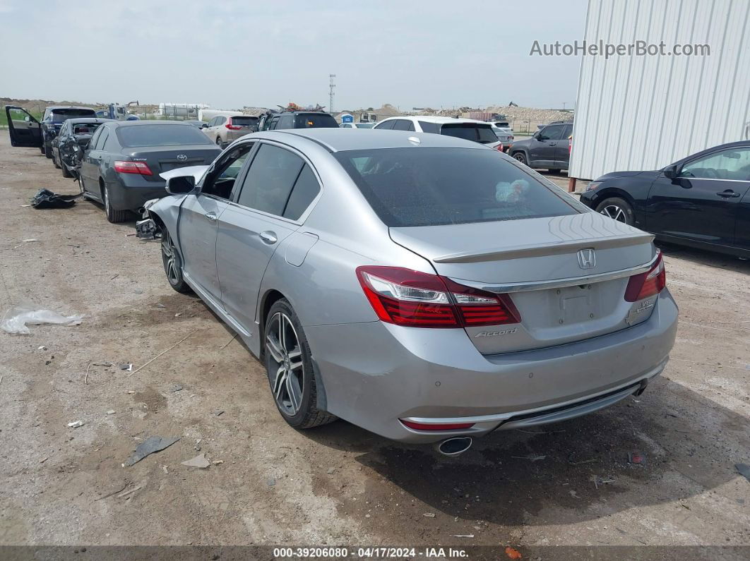 2017 Honda Accord Touring V6 Silver vin: 1HGCR3F98HA030171