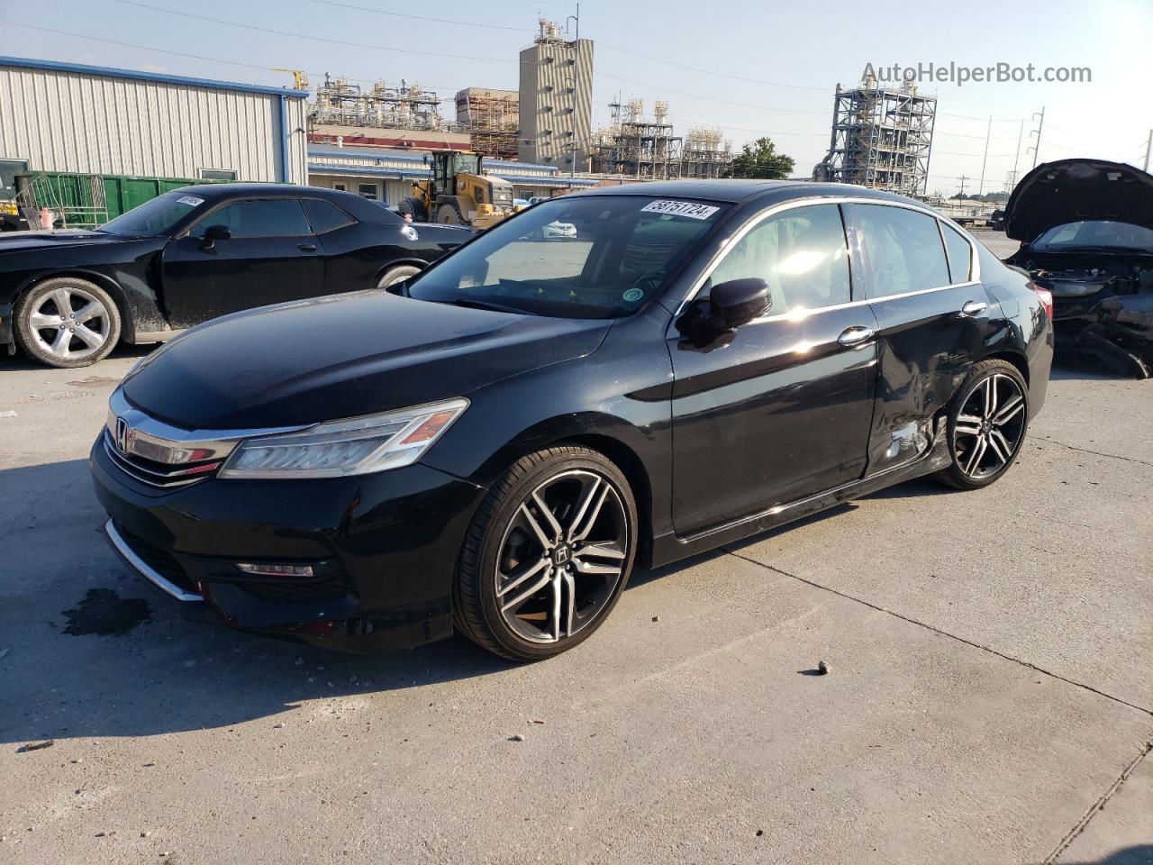 2017 Honda Accord Touring Black vin: 1HGCR3F99HA003884