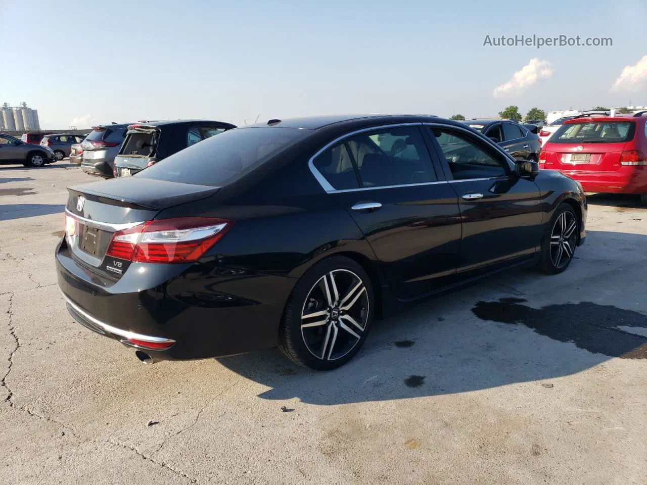 2017 Honda Accord Touring Black vin: 1HGCR3F99HA003884