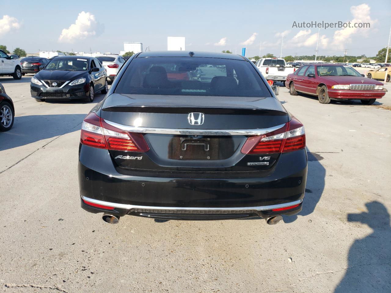 2017 Honda Accord Touring Black vin: 1HGCR3F99HA003884