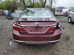 2016 Honda Accord Touring Бордовый vin: 1HGCR3F9XGA024466