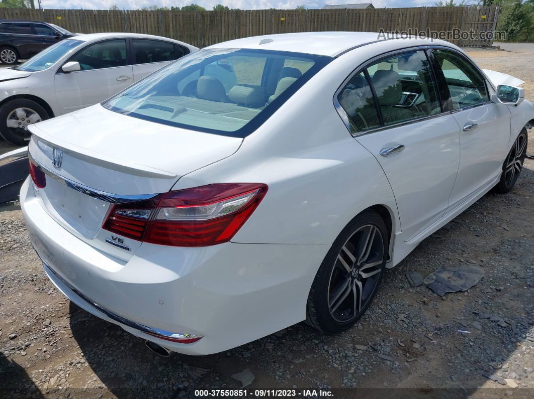 2017 Honda Accord Sedan Touring White vin: 1HGCR3F9XHA030074