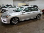 2015 Honda Accord Hybrid Silver vin: 1HGCR6F37FA002825