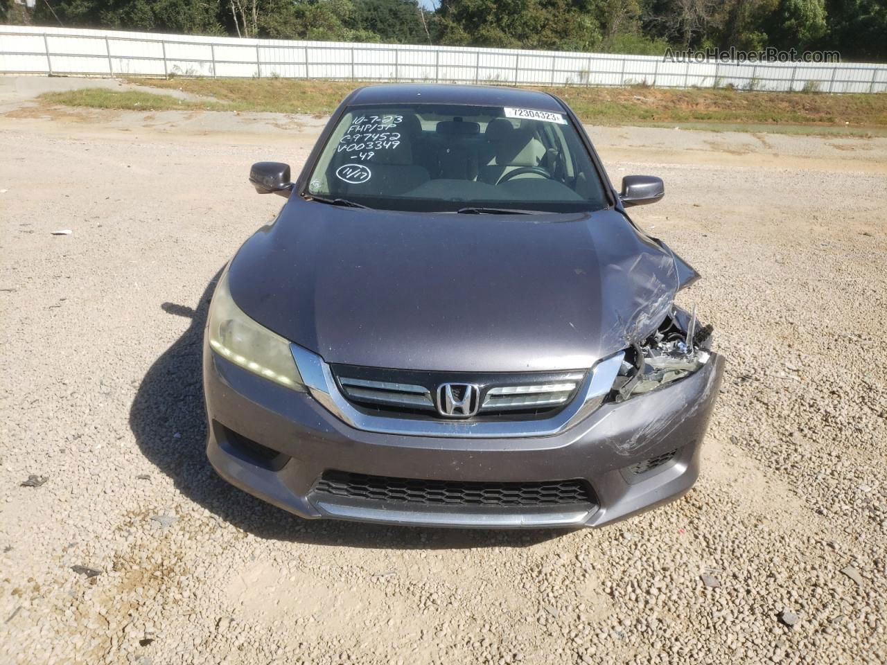 2014 Honda Accord Hybrid Gray vin: 1HGCR6F38EA003349