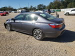 2014 Honda Accord Hybrid Gray vin: 1HGCR6F38EA003349