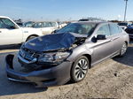 2014 Honda Accord Hybrid Exl Gray vin: 1HGCR6F52EA008015