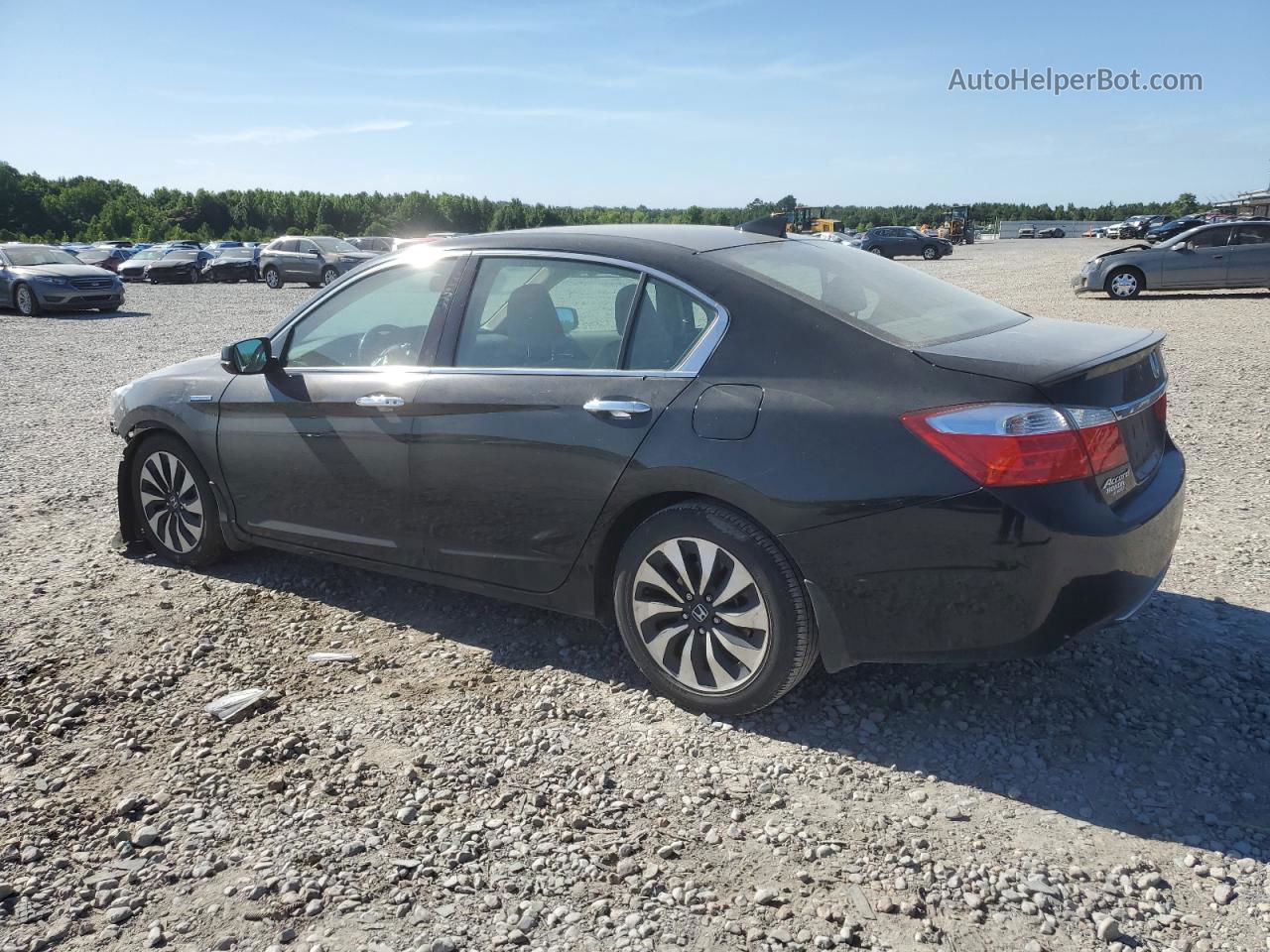 2014 Honda Accord Hybrid Exl Черный vin: 1HGCR6F53EA004992