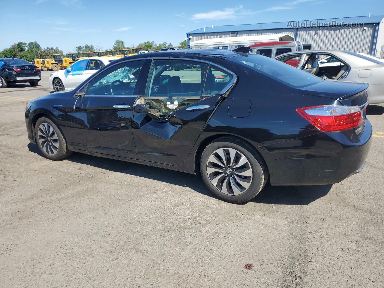 2015 Honda Accord Hybrid Exl Black vin: 1HGCR6F57FA010294