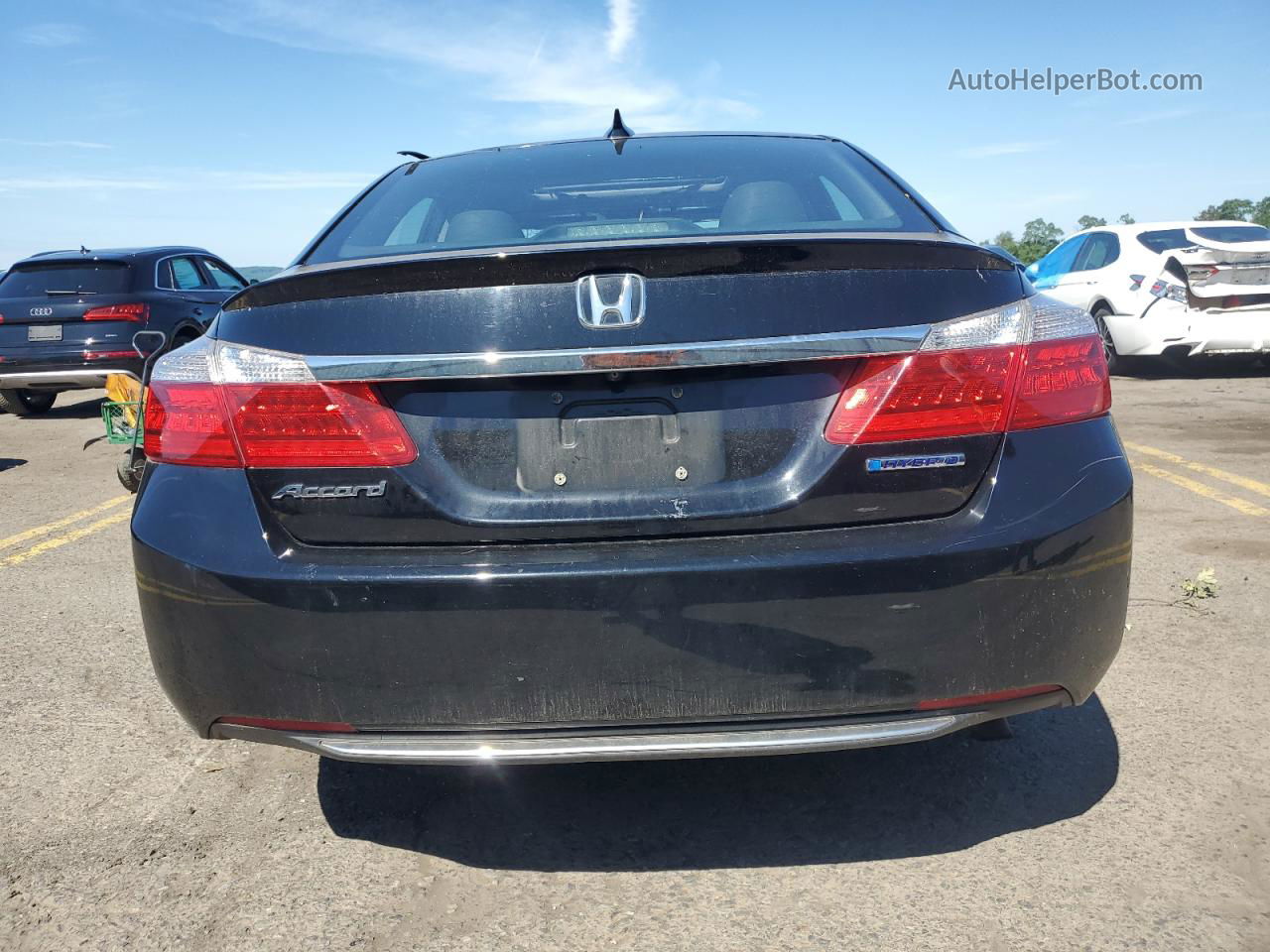 2015 Honda Accord Hybrid Exl Черный vin: 1HGCR6F57FA010294