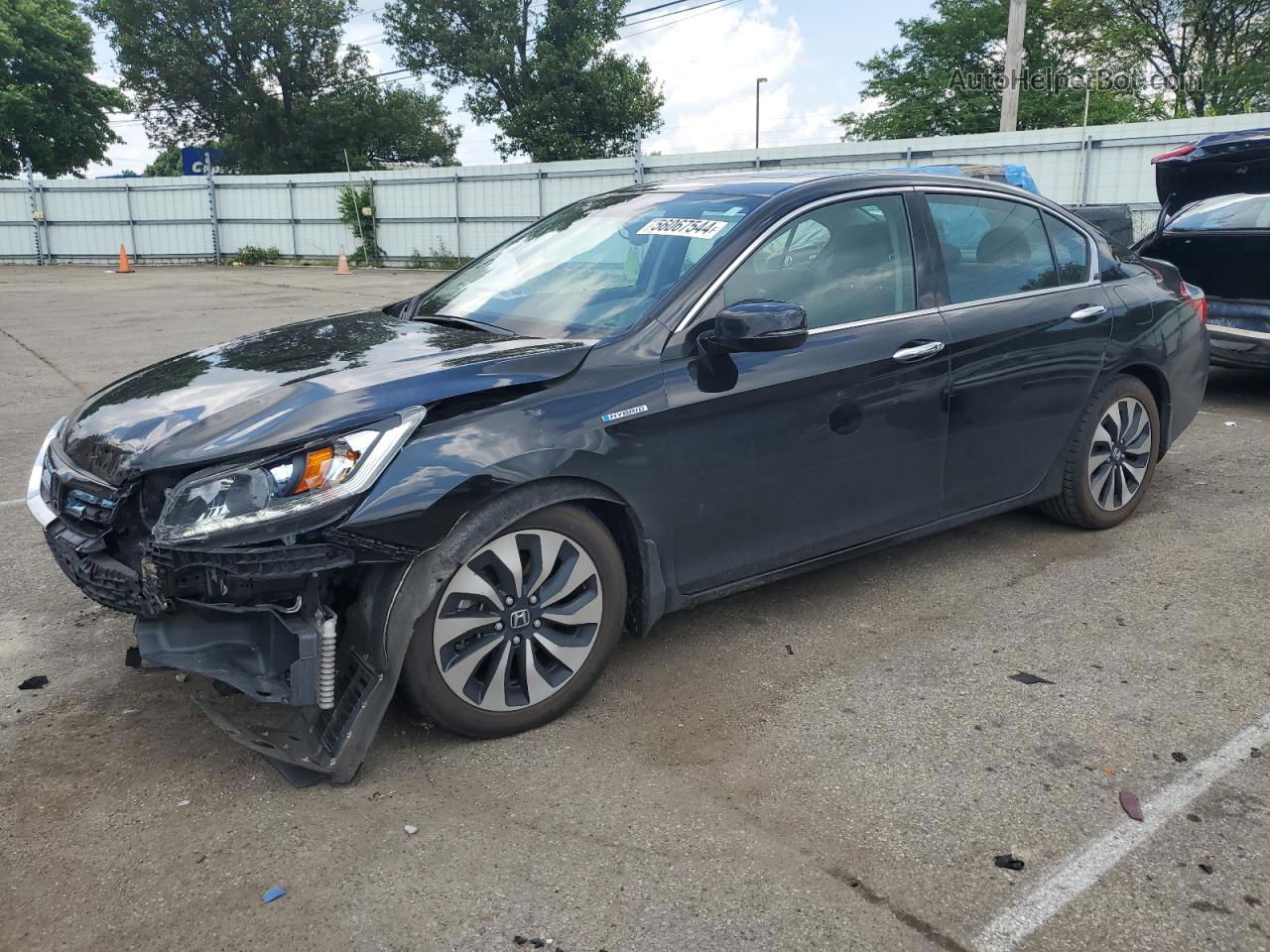 2015 Honda Accord Hybrid Exl Black vin: 1HGCR6F58FA009512