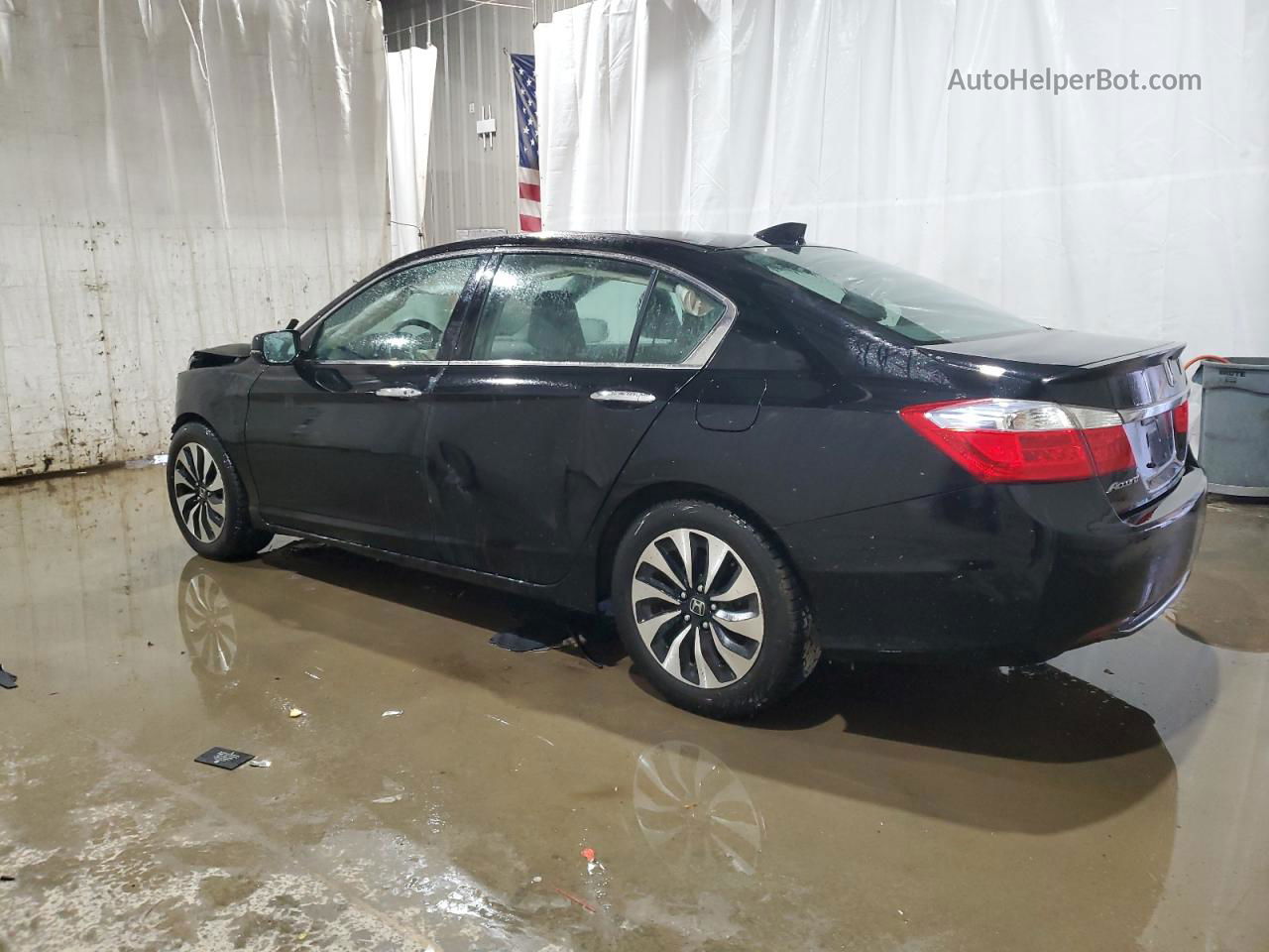 2014 Honda Accord Hybrid Exl Черный vin: 1HGCR6F5XEA002687