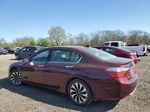 2014 Honda Accord Touring Hybrid Burgundy vin: 1HGCR6F73EA010938