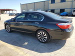 2014 Honda Accord Touring Hybrid Black vin: 1HGCR6F78EA007517