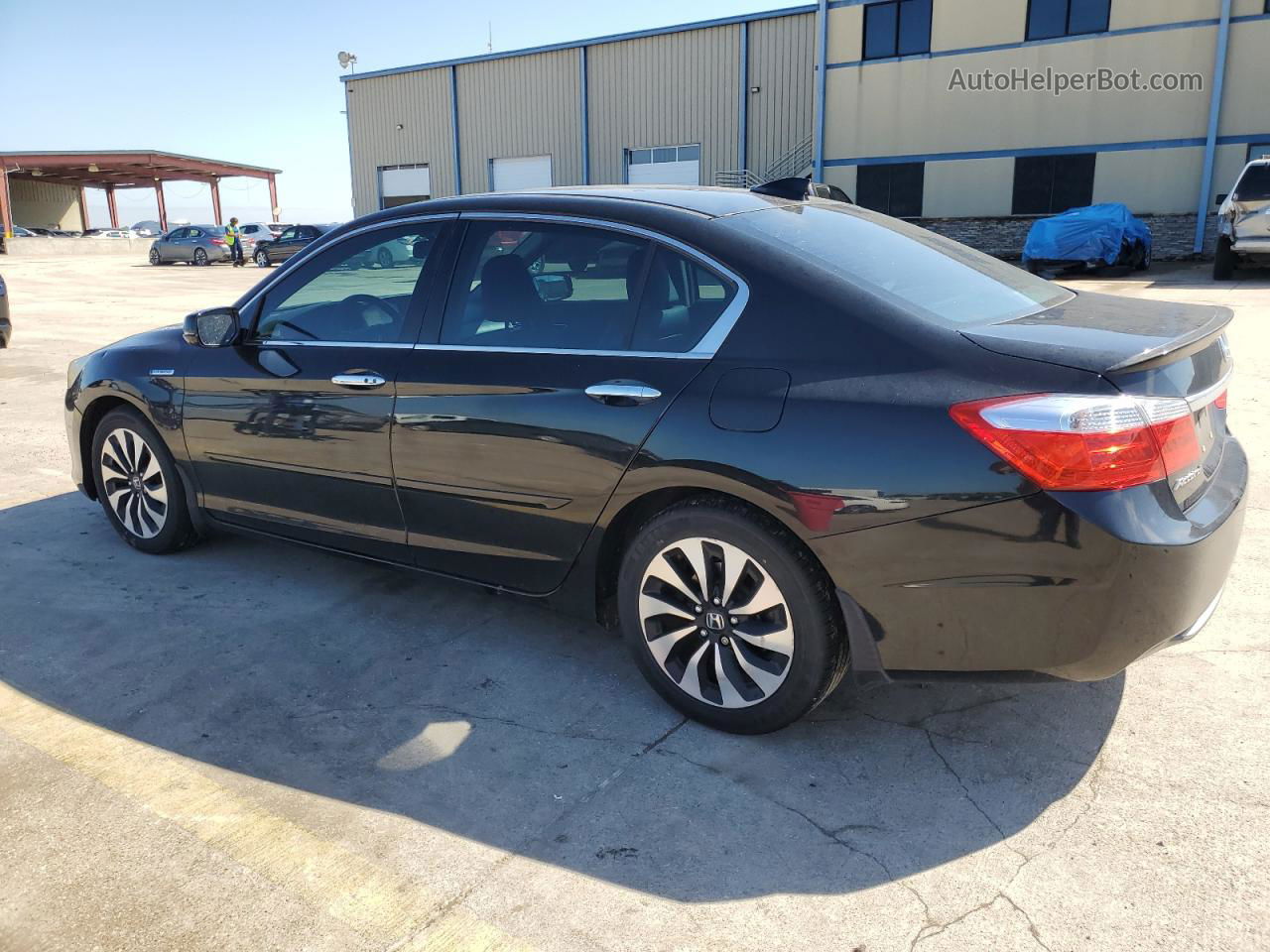 2014 Honda Accord Touring Hybrid Black vin: 1HGCR6F78EA007517