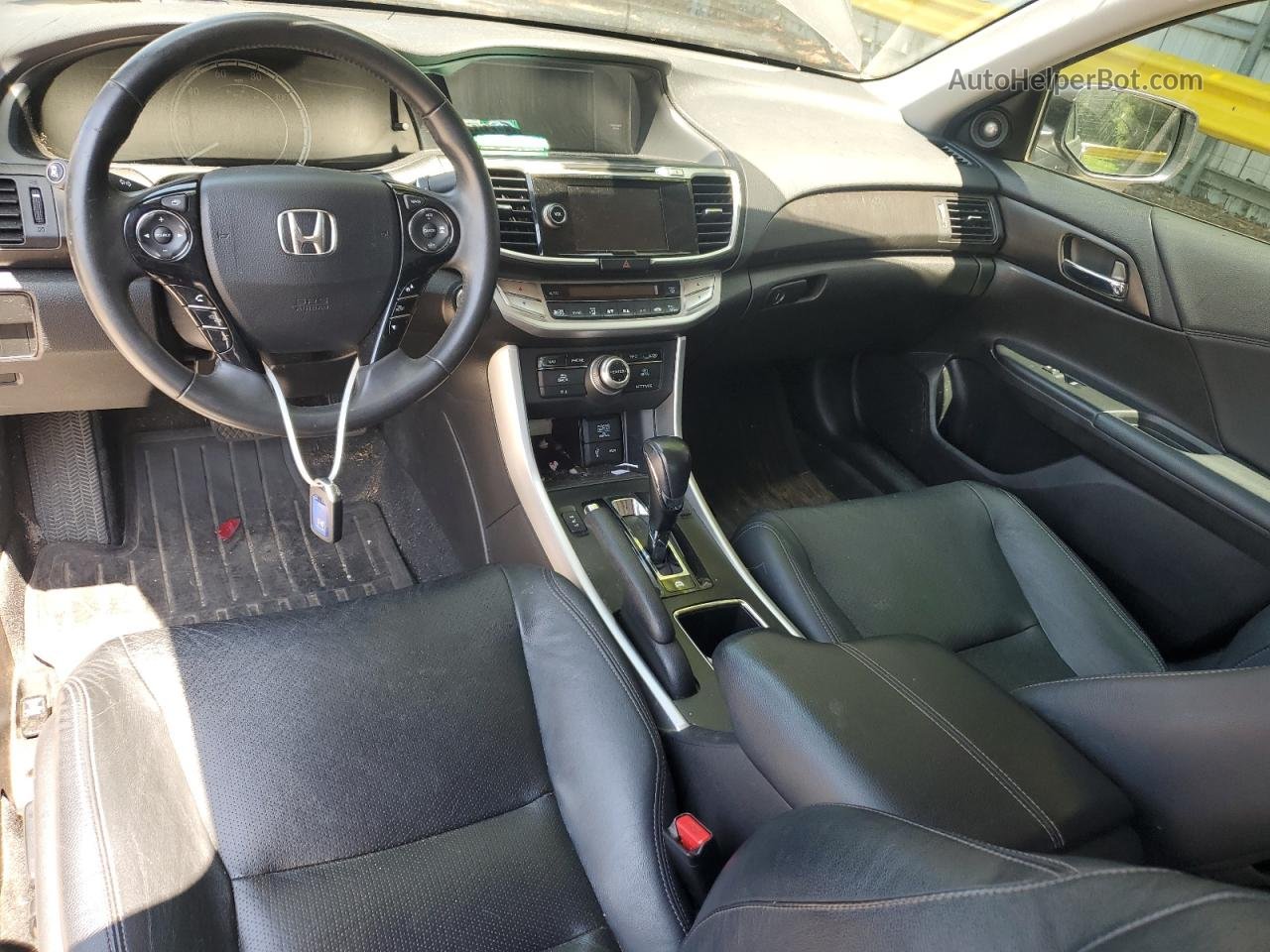 2015 Honda Accord Touring Hybrid Charcoal vin: 1HGCR6F7XFA013014