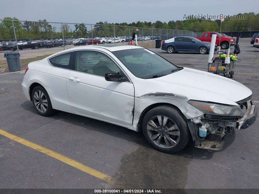 2009 Honda Accord 2.4 Ex White vin: 1HGCS11789A003827