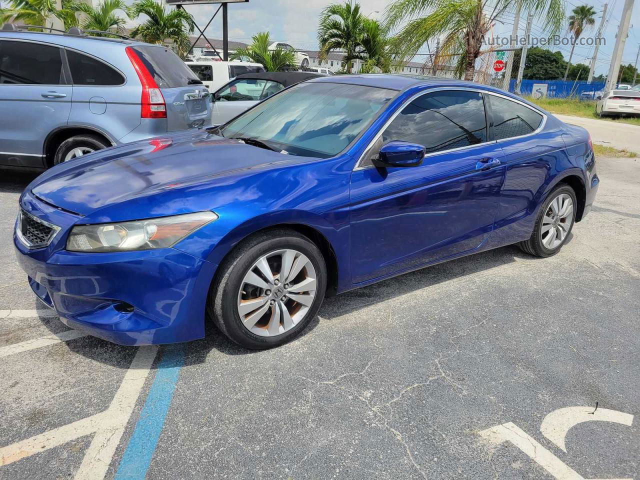 2008 Honda Accord Lx-s Blue vin: 1HGCS12338A018813