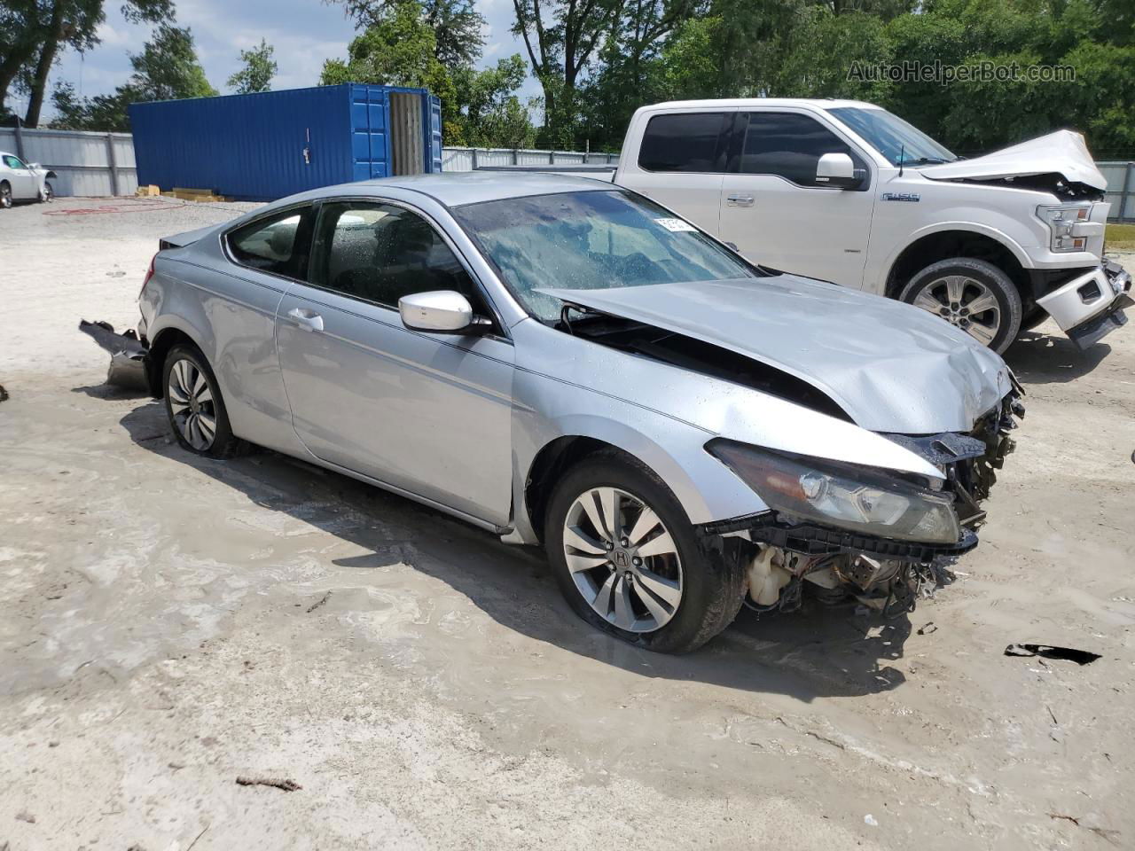 2008 Honda Accord Lx-s Silver vin: 1HGCS12378A019107